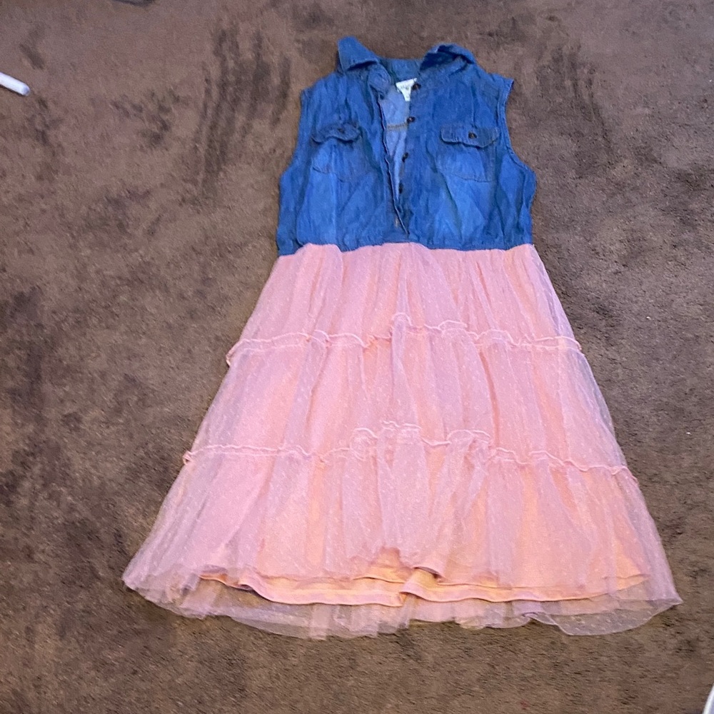Girls jean jacket dress